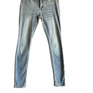 Hollister Blue Skinny  Juniors Low-Rise Jean Legging Advanced Stretch SZ 5